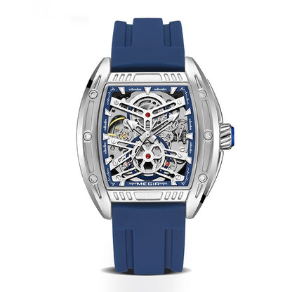 Men's Wine Barrel Type Mechanical Watch