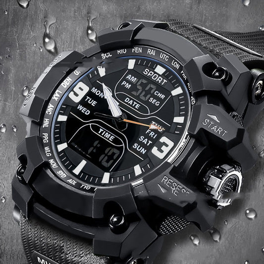 Stylish Black Technology Sports Luminous Watch