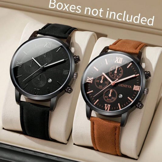 Three Eyes With Calendar Simple Casual Business Men's