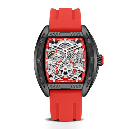 Men's Wine Barrel Type Mechanical Watch