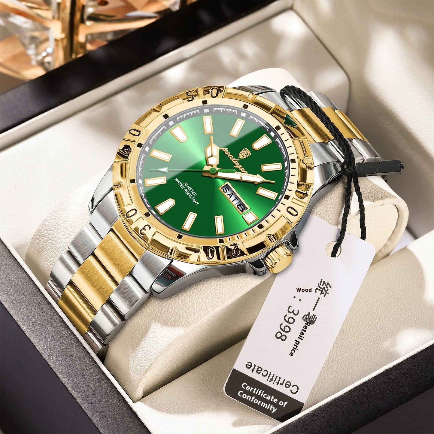 Swiss Brand Waterproof Fashion New Men's Watch