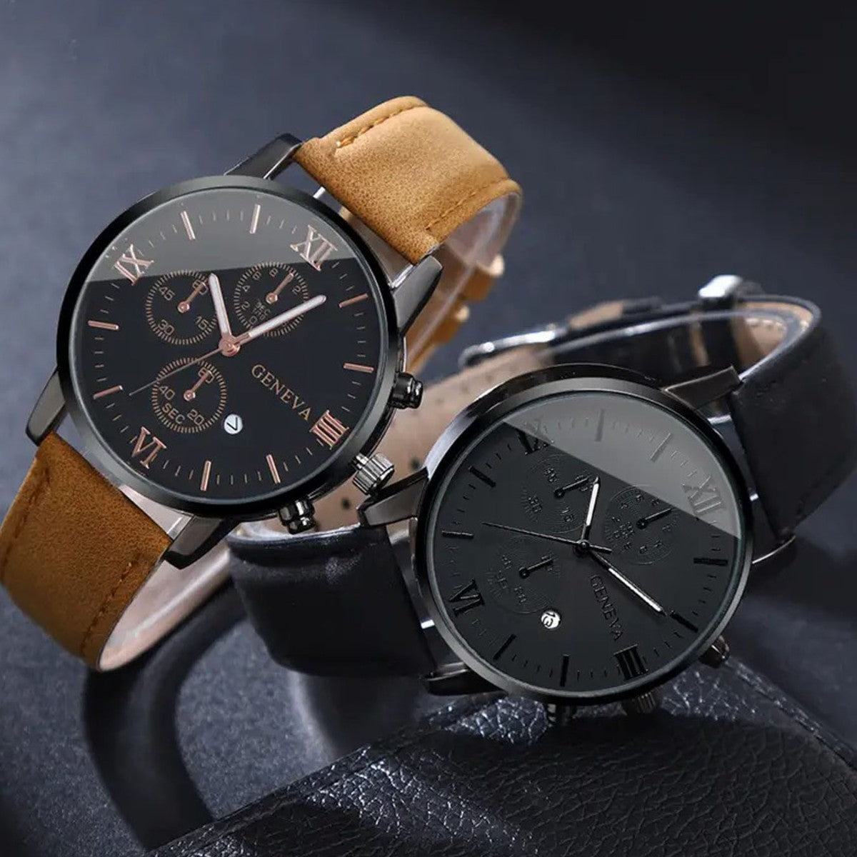 Three Eyes With Calendar Simple Casual Business Men's