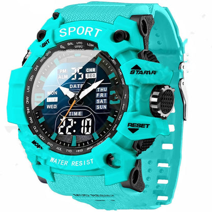 Stylish Black Technology Sports Luminous Watch