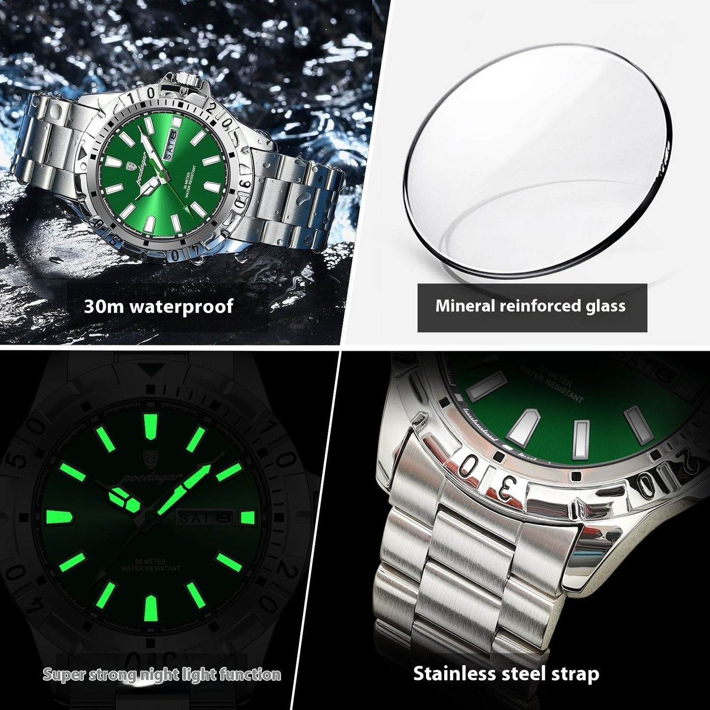 Swiss Brand Waterproof Fashion New Men's Watch