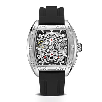 Men's Wine Barrel Type Mechanical Watch