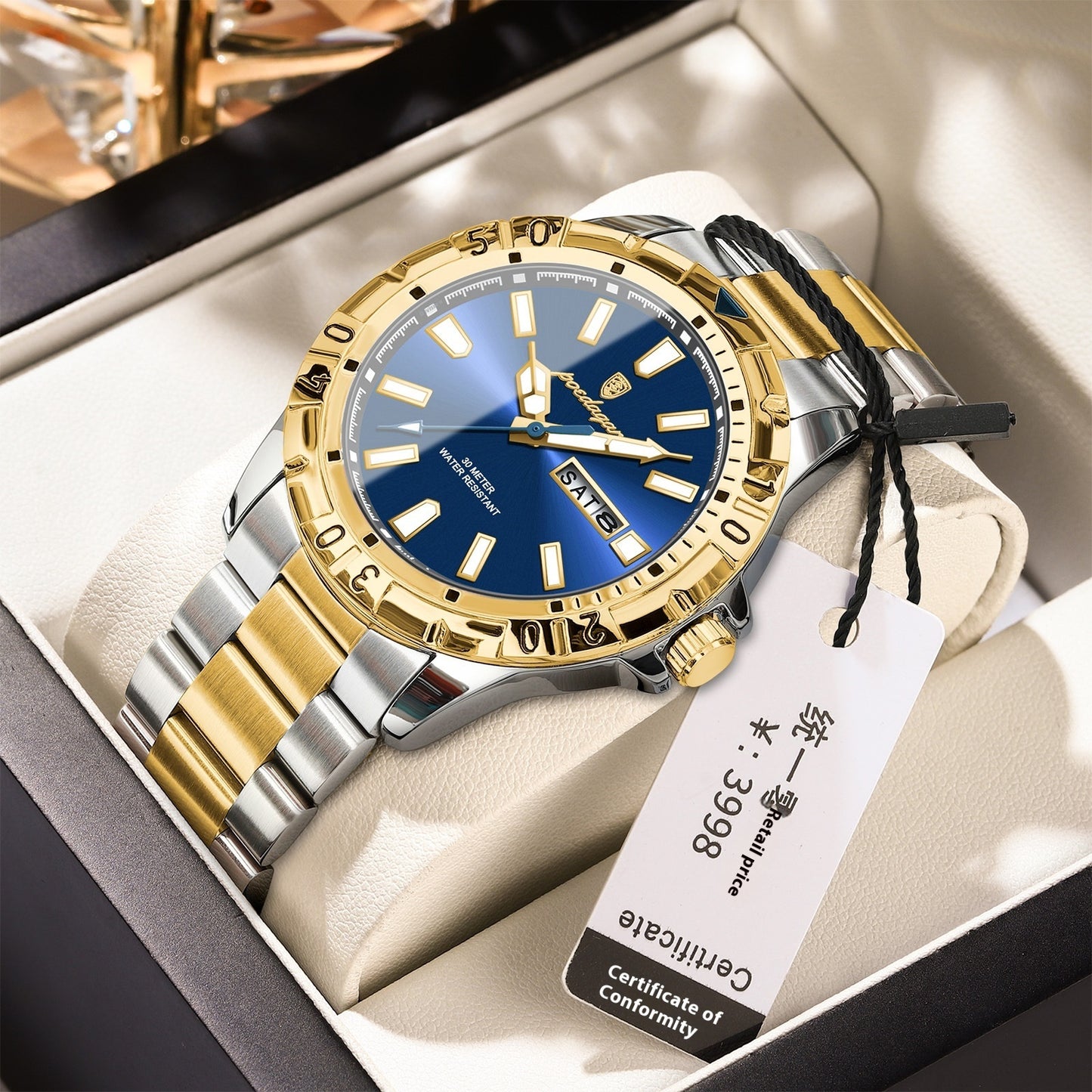 Swiss Brand Waterproof Fashion New Men's Watch