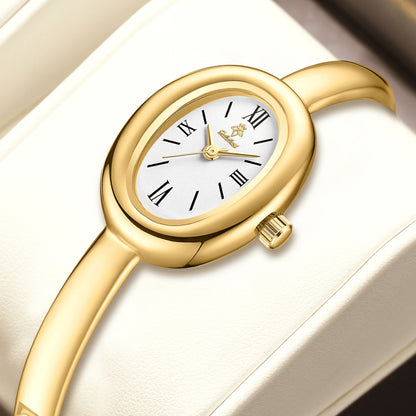 Women's Multifunctional Oval Retro Quartz Watch